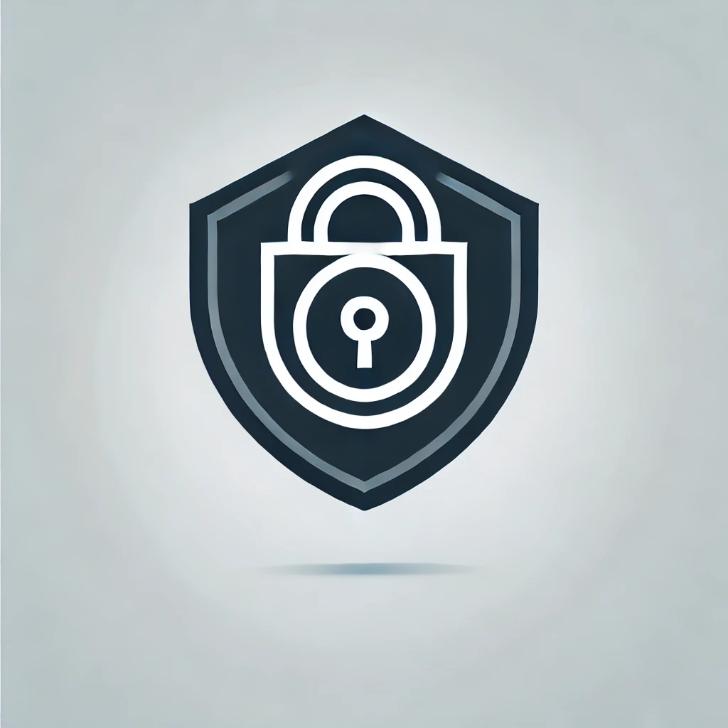 Icon showing a cloud with shield security symbol